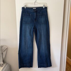 LC Lauren Conrad Deep Indigo Flare Jeans
